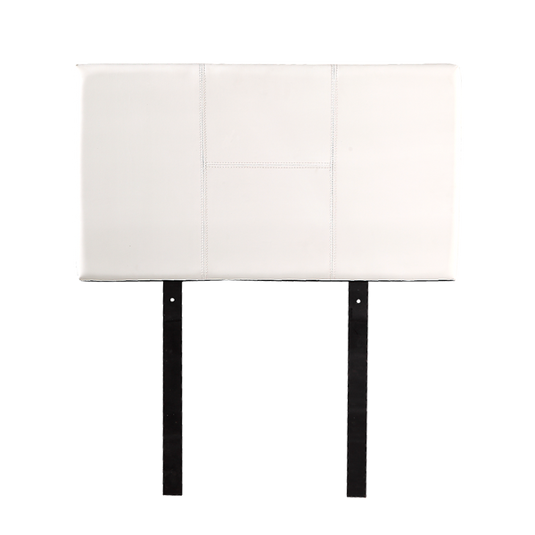  Pu Leather Single Bed Headboard Bedhead - White