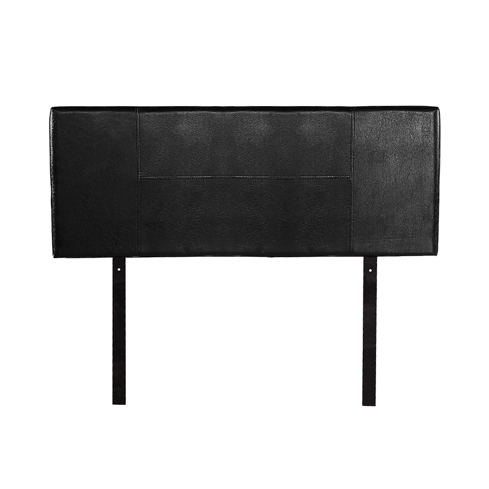 Pu Leather Double Bed Headboard Bedhead - Black