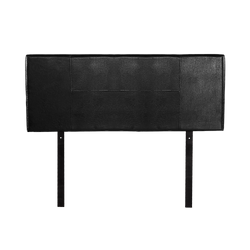 Pu Leather Double Bed Headboard Bedhead - Black