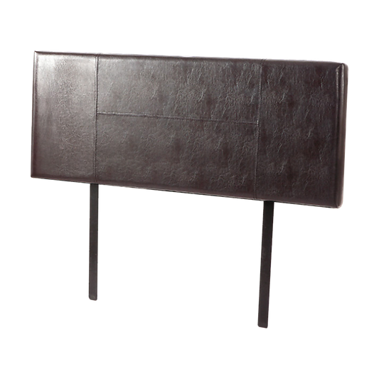 Pu Leather Double Bed Headboard Bedhead - Brown