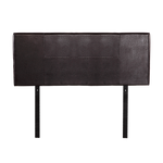 Pu Leather Double Bed Headboard Bedhead - Brown