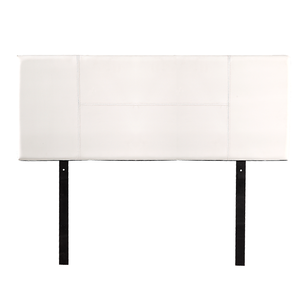 Pu Leather Double Bed Headboard Bedhead - White