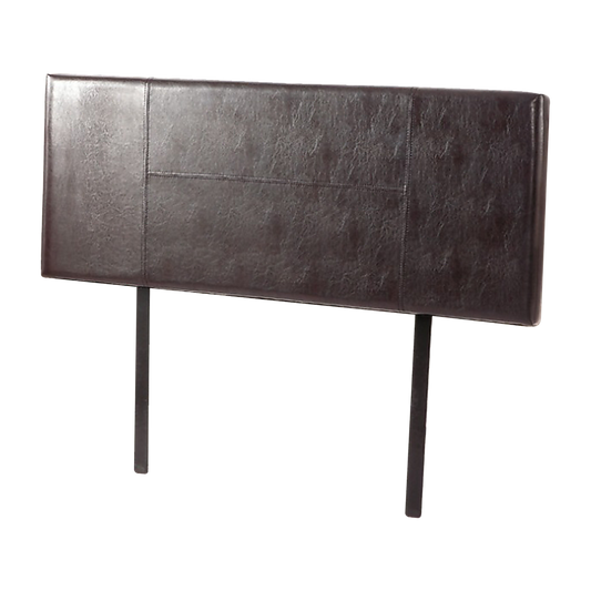 Pu Leather Queen Bed Headboard Bedhead - Brown