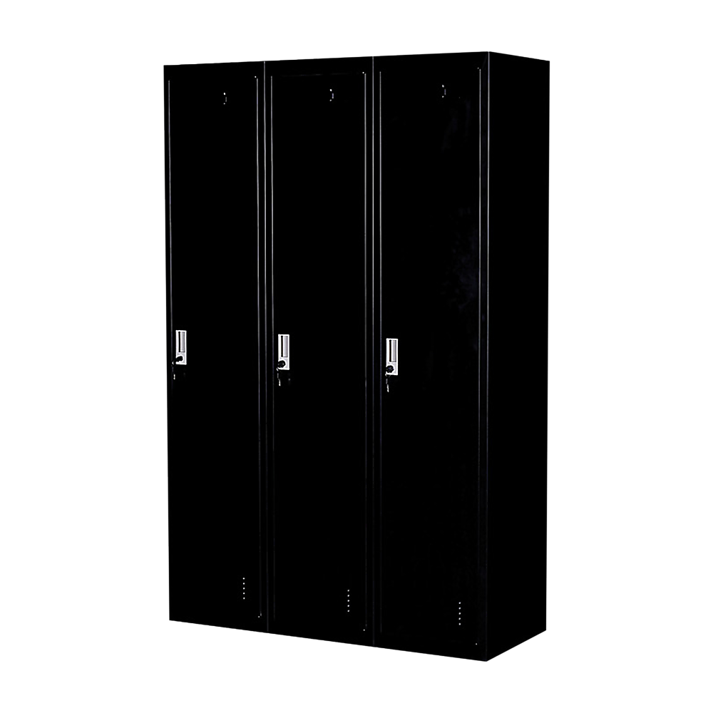 Three-Door Side By Side Office Gym Shed Storage Locker