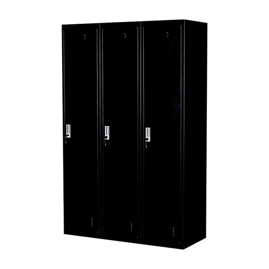 Three-Door Side By Side Office Gym Shed Storage Locker