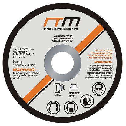 125Mm 5" Cutting Disc Wheel For Angle Grinder X25