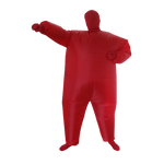 Red Alert Inflatable Costume Fancy Dress Suit Fan Operated