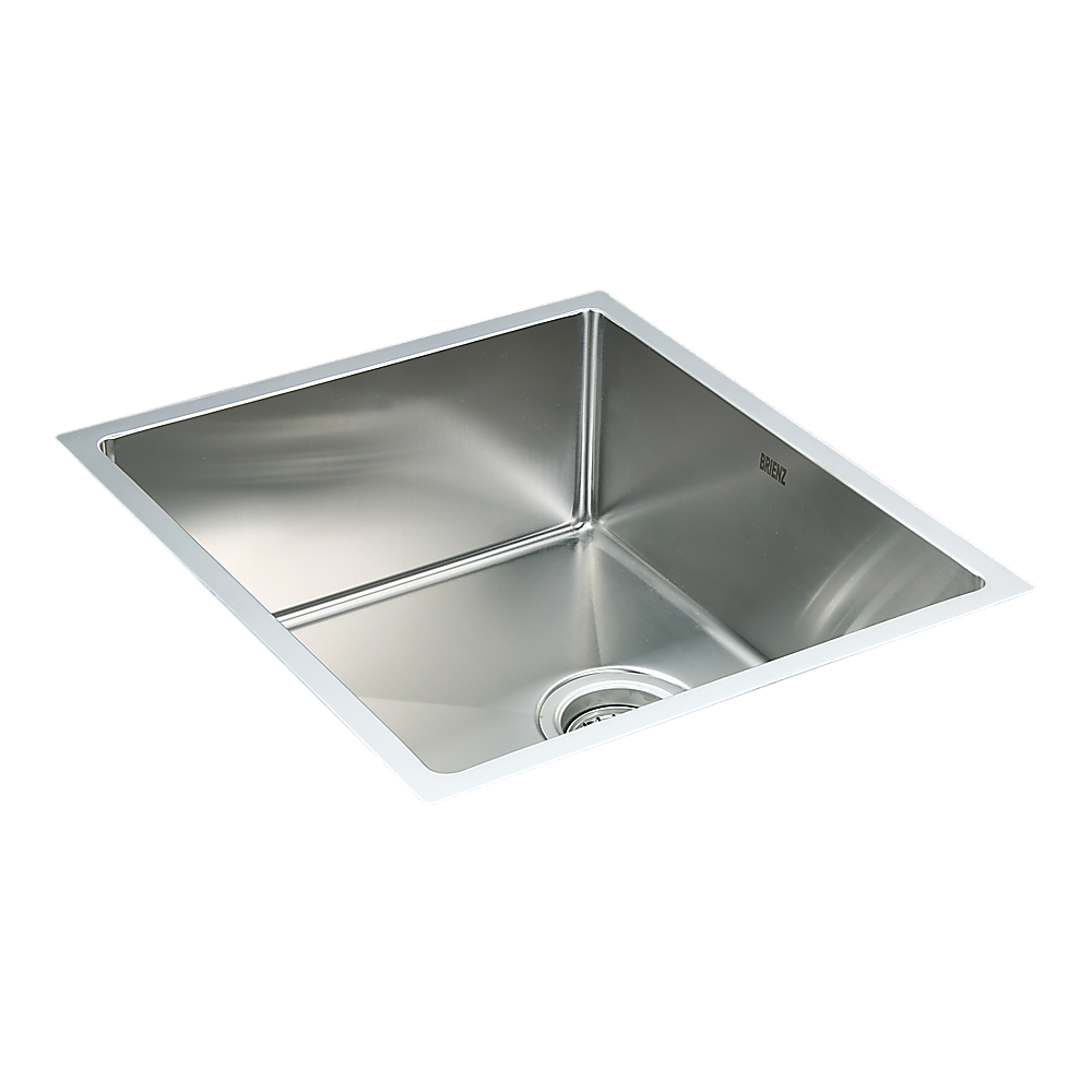 490X440Mm Handmade Stainless Steel Kitchen/Laundry Sink With Waste