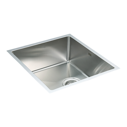 490X440Mm Handmade Stainless Steel Kitchen/Laundry Sink With Waste