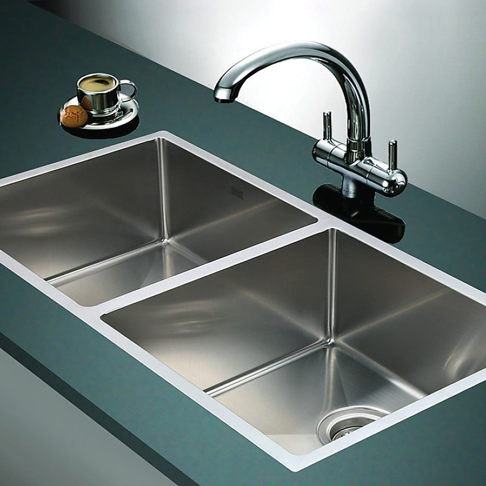 865X440Mm Handmade Stainless Steel Kitchen Sink With Waste