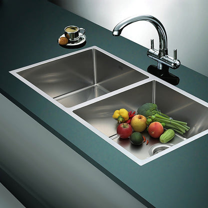 865X440Mm Handmade Stainless Steel Kitchen Sink With Waste