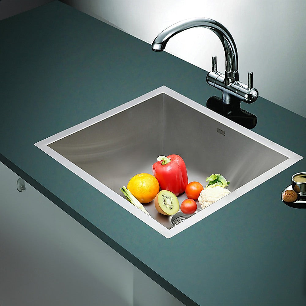 510X450Mm Handmade Stainless Steel Kitchen/Laundry Sink With Waste