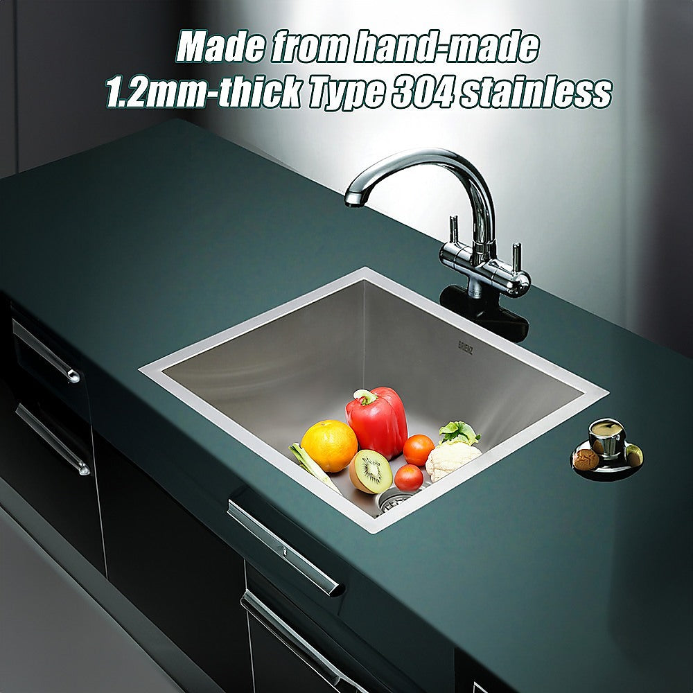 510X450Mm Handmade Stainless Steel Kitchen/Laundry Sink With Waste