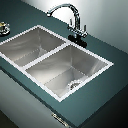 770X450Mm Handmade Stainless Steel Kitchen Sink With Waste