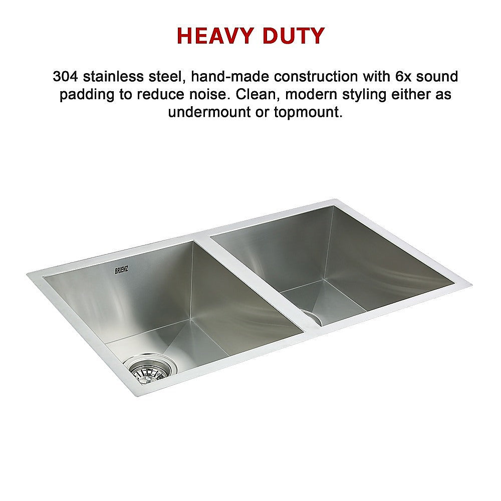 770X450Mm Handmade Stainless Steel Kitchen Sink With Waste