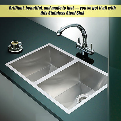 770X450Mm Handmade Stainless Steel Kitchen Sink With Waste