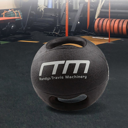 10Kg Double-Handled Rubber Medicine Core Ball