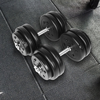 30KG Adjustable Dumbbell Set – Home Gym Weights for Strength & Fitness Training