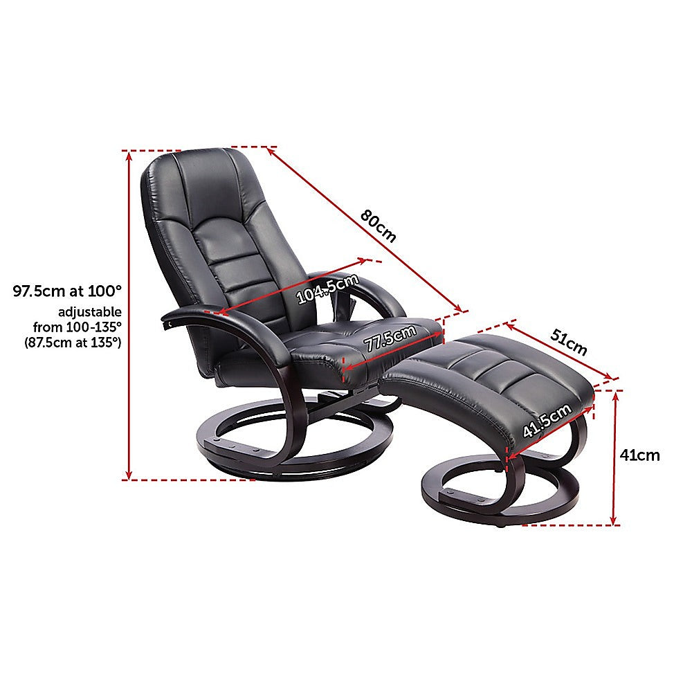Leather Massage Chair - Melbourne Home & Living