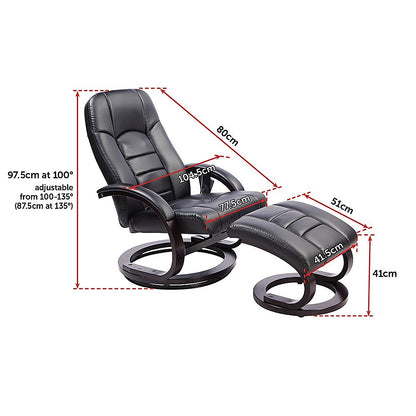 Leather Massage Chair - Melbourne Home & Living
