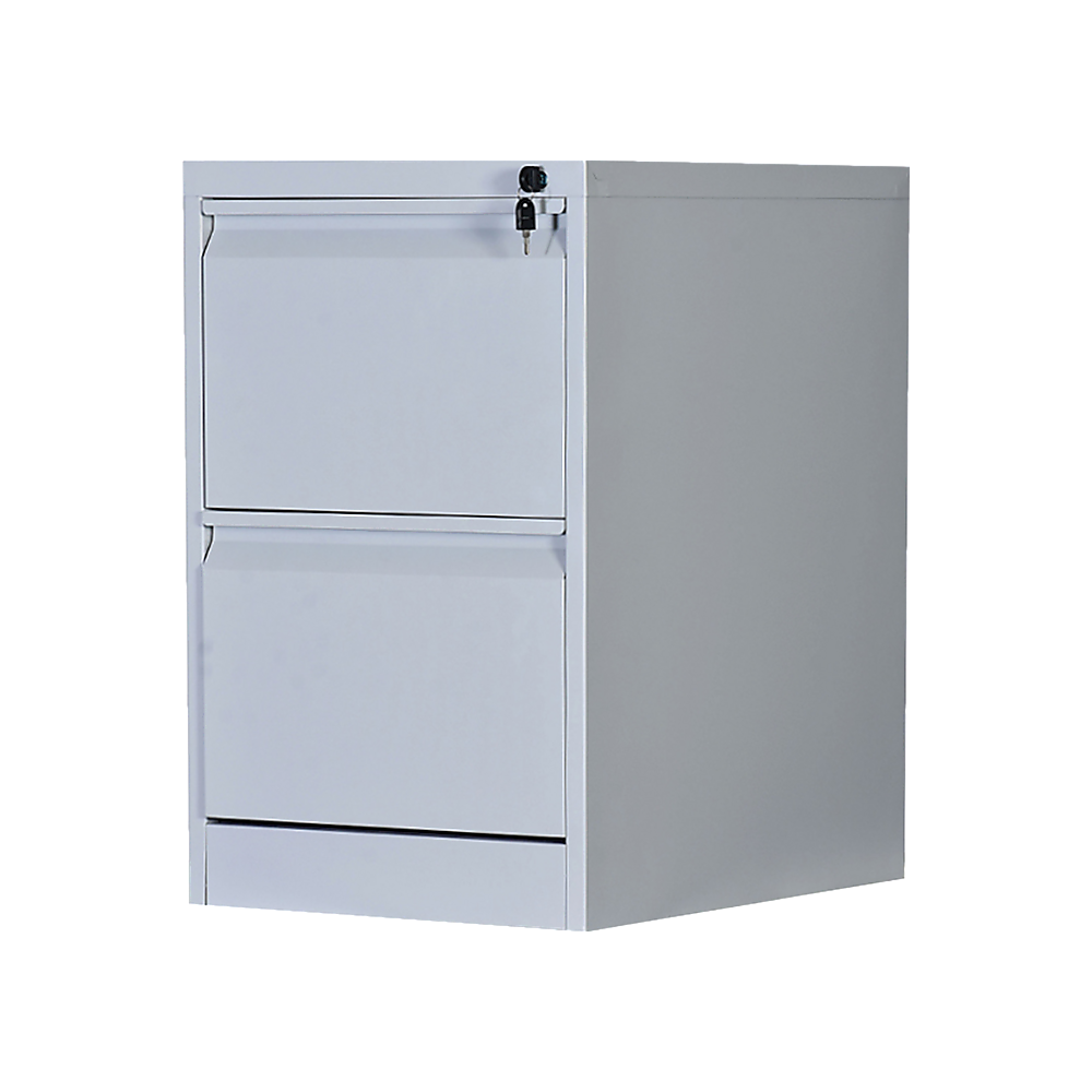 2-Drawer Shelf Office Gym Filing Storage Locker Cabinet - 84×72×10cm