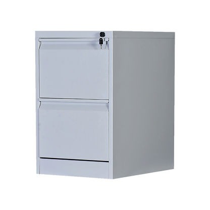 2-Drawer Shelf Office Gym Filing Storage Locker Cabinet - 84×72×10cm