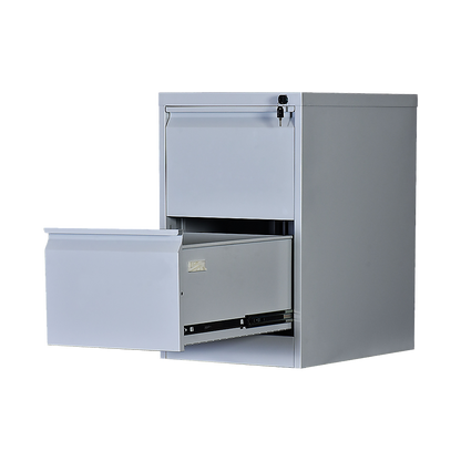 2-Drawer Shelf Office Gym Filing Storage Locker Cabinet - 84×72×10cm