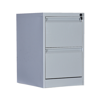 2-Drawer Shelf Office Gym Filing Storage Locker Cabinet - 84×72×10cm