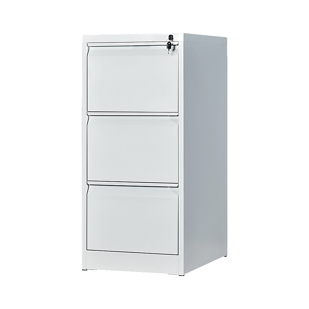 3-Drawer Shelf Office Gym Filing Storage Locker Cabinet - 115×73×13cm