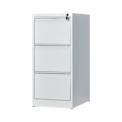 3-Drawer Shelf Office Gym Filing Storage Locker Cabinet - 115×73×13cm