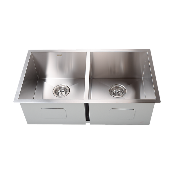  820X457Mm Handmade Stainless Steel Kitchen/Laundry Sink With Waste
