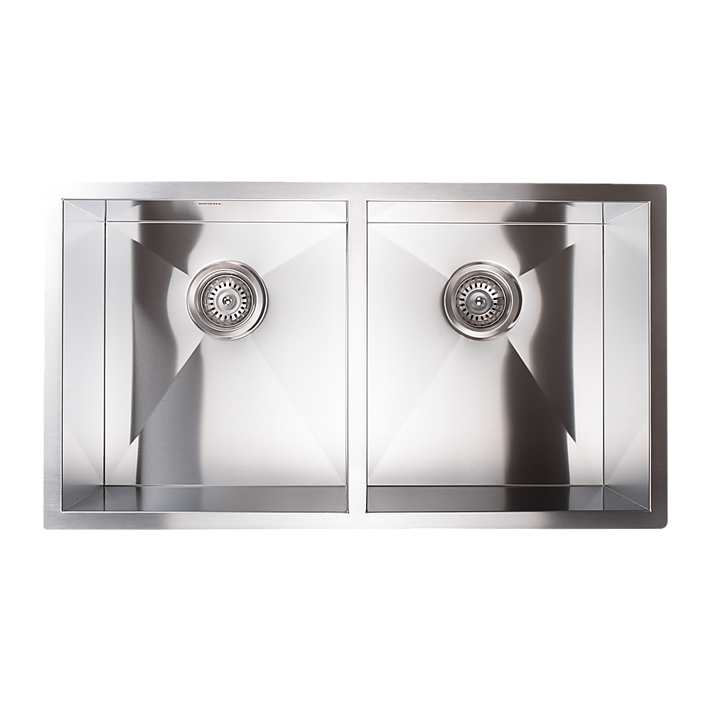 820X457Mm Handmade Stainless Steel Kitchen/Laundry Sink With Waste