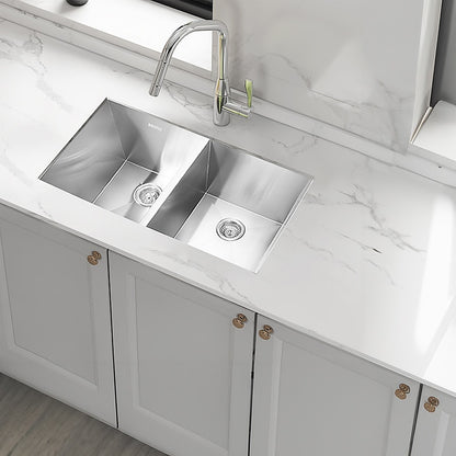 820X457Mm Handmade Stainless Steel Kitchen/Laundry Sink With Waste