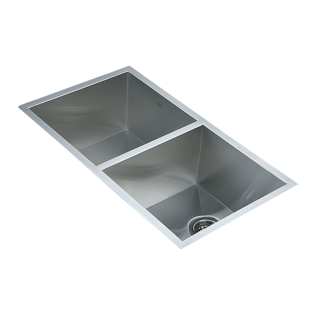 820X457Mm Handmade Stainless Steel Kitchen/Laundry Sink With Waste