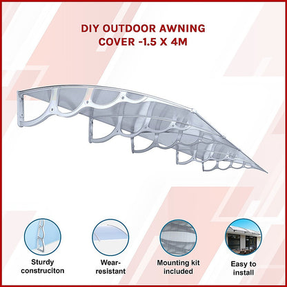 Diy Outdoor Awning Cover -1.5 X 4M
