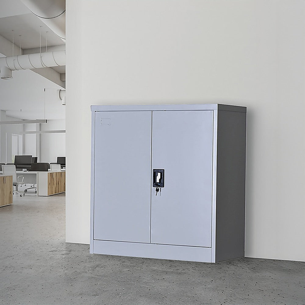 Two-Door Shelf Office Gym Filing Storage Locker Safe