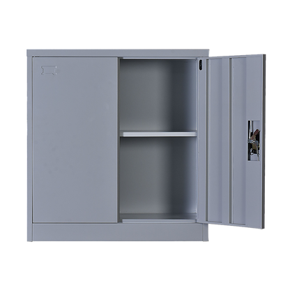 Two-Door Shelf Office Gym Filing Storage Locker Safe