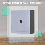 Two-Door Shelf Office Gym Filing Storage Locker Safe