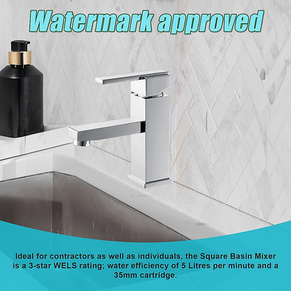 Stylish Basin Mixer Tap Faucet -Kitchen Laundry Bathroom Sink