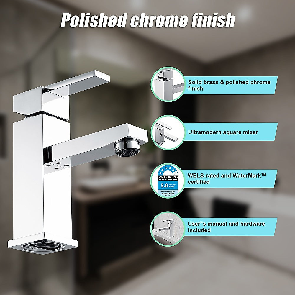 Stylish Basin Mixer Tap Faucet -Kitchen Laundry Bathroom Sink