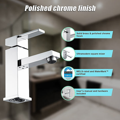 Stylish Basin Mixer Tap Faucet -Kitchen Laundry Bathroom Sink