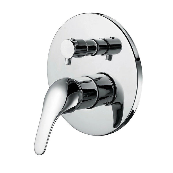  Chrome Bathroom Shower Wall Mixer Diverter w/ WaterMark