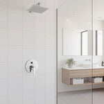 Chrome Bathroom Shower Wall Mixer Diverter w/ WaterMark