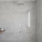 Chrome Bathroom Shower Wall Mixer Diverter w/ WaterMark