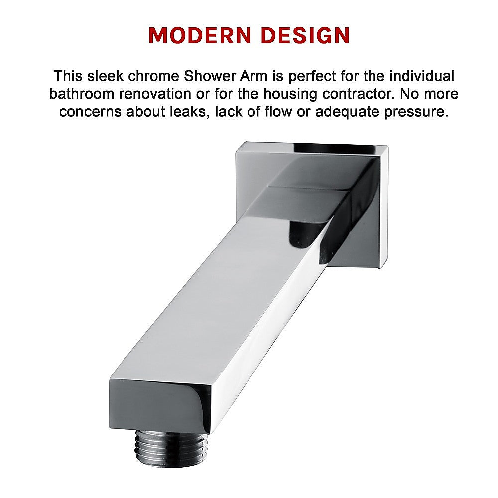 Shower Head Arm Wall Connector Bathroom Rainforest Showerhead