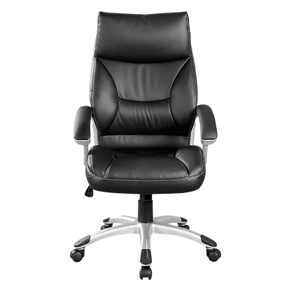 High-Quality Pu Leather Office Chair With Executive Padding In Black