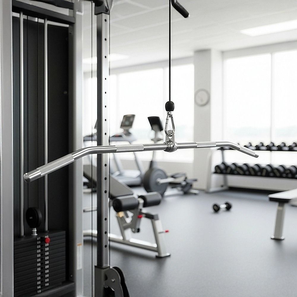 48" Lat Pulldown Bar Cable Attachment