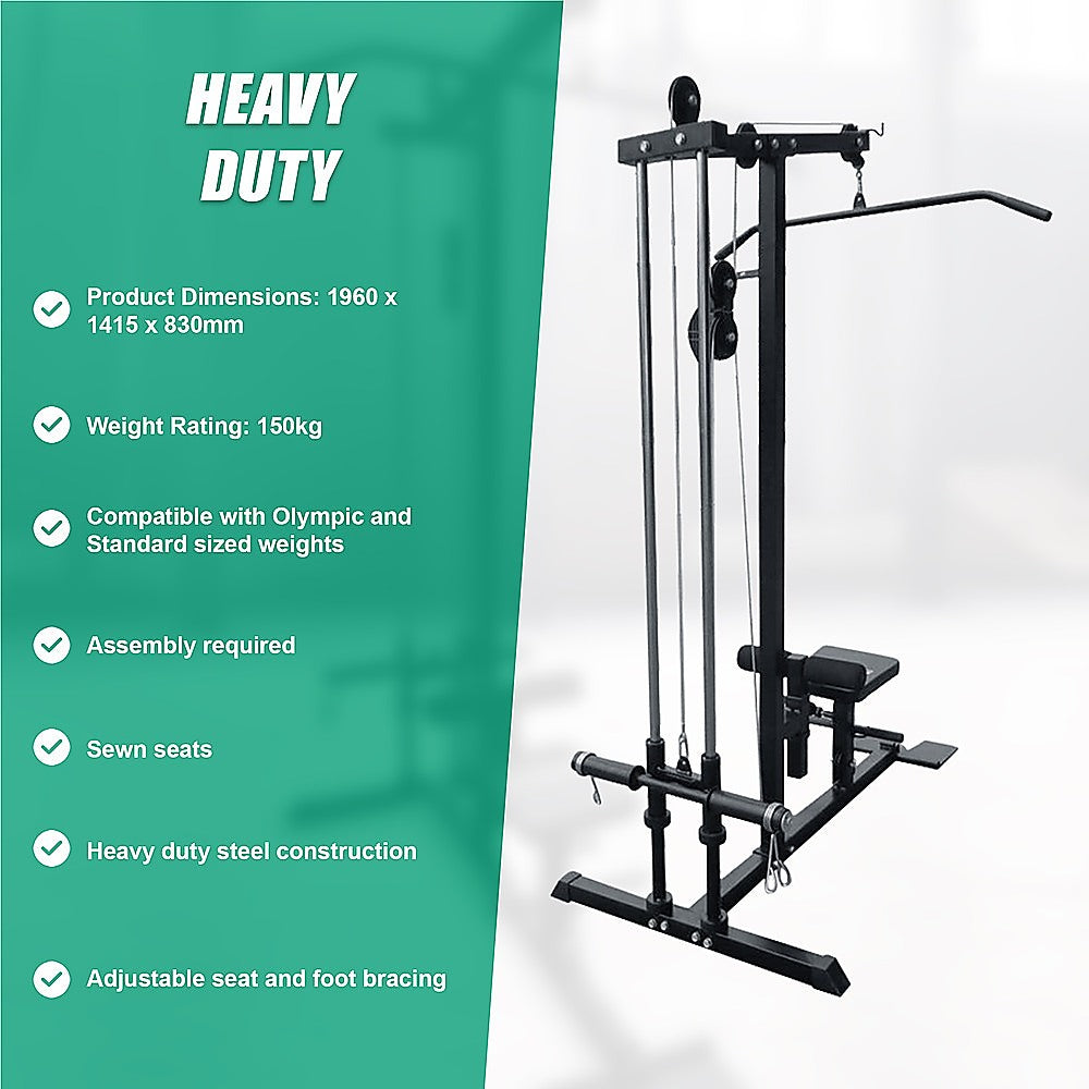 PullDown Low Row Fitness Machine
