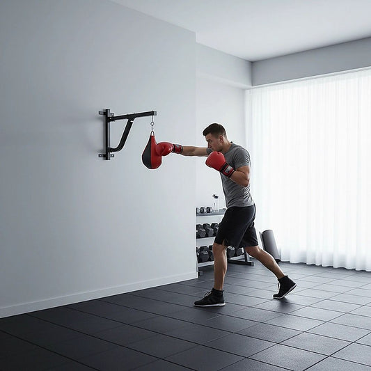 Boxing Punching Bag Wall Pivot Rack