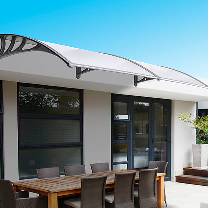 Diy Outdoor Awning Cover 1Mx2M With Rain Gutter